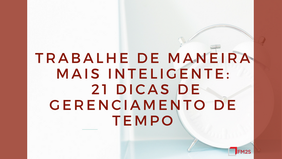 gerenciamento de tempo